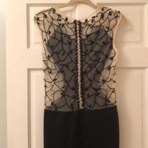 Izidress Black Long Beaded Dress